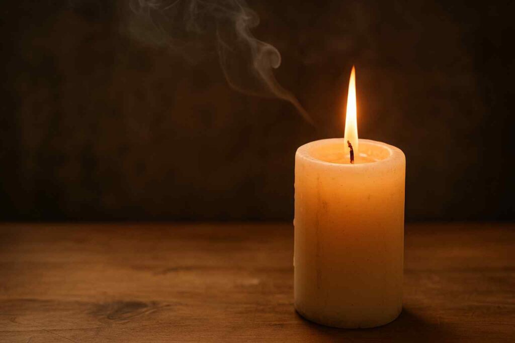 Eco-Friendly Candles - Each candle burned produces around 10g of CO2 per hour and with billions sold each year, that is a big issue