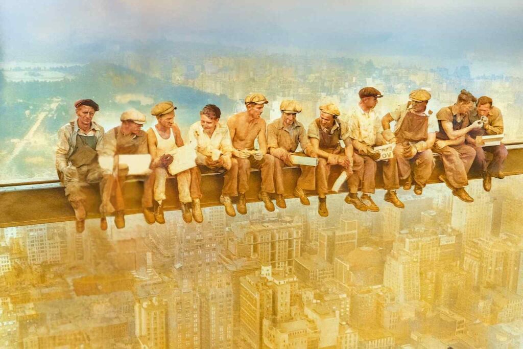 Eco Friendly Lunch Boxes – Lunch boxes were a must for these workers building sky scrapers in New York in the early 1930s
