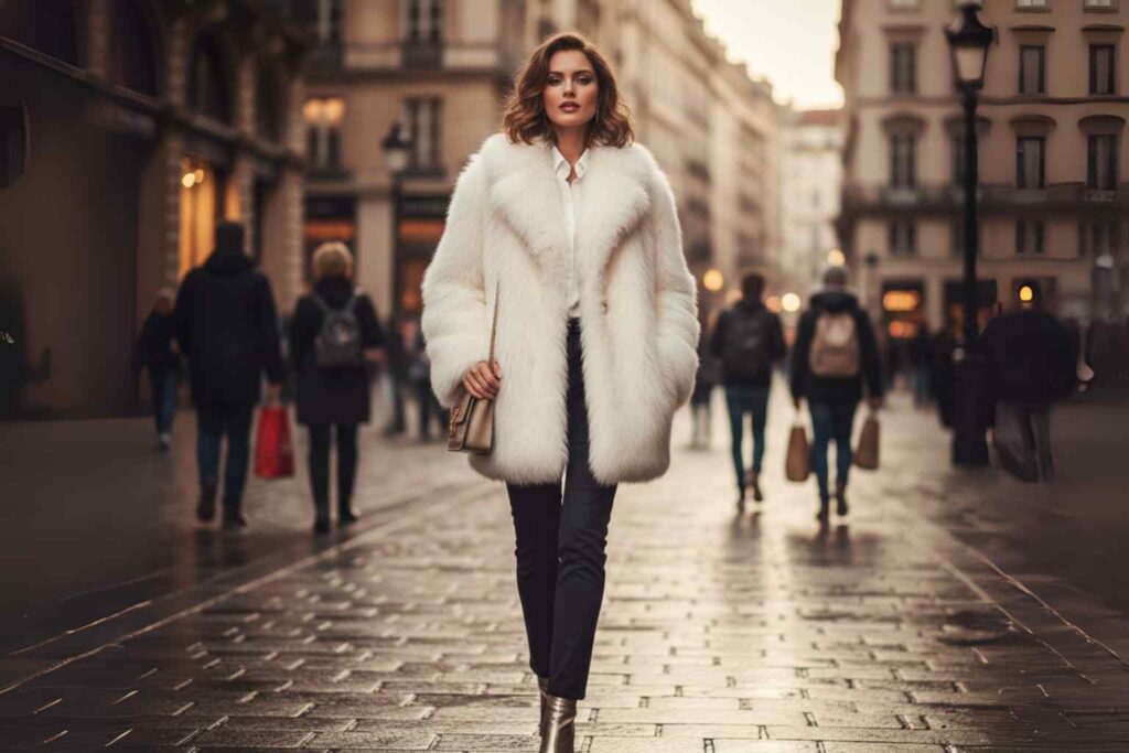 Sustainable Coats - Faux fur might seem like an answer to animal cruelty but it is generally made of plastic and contributes to pollution