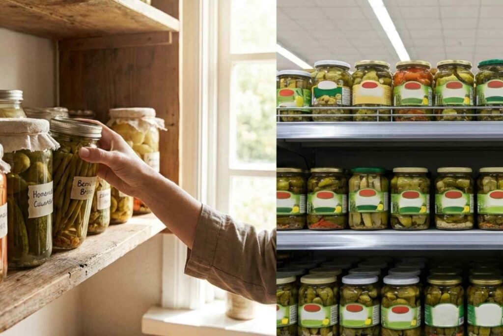 Sustainable Pickling - Pickling yourself has almost no environmental impact and is far healthier than the store bought alternative and the bonus is it's cheaper