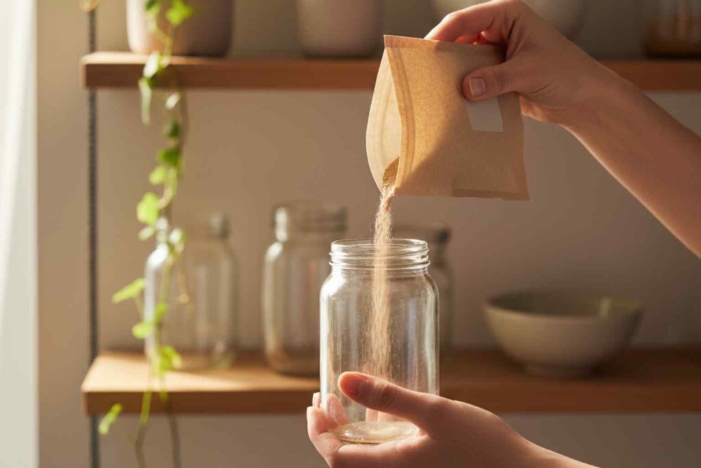 Sustainable Supplements - Look for supplements that come in refillable or compostable packaging to reduce your impact