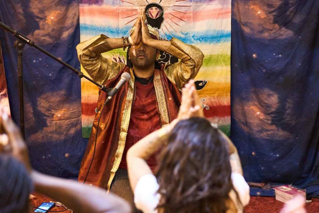 Om and Bass events combine music and wellbeing to leave attendees happy and relaxed in a most enjoyable environment
