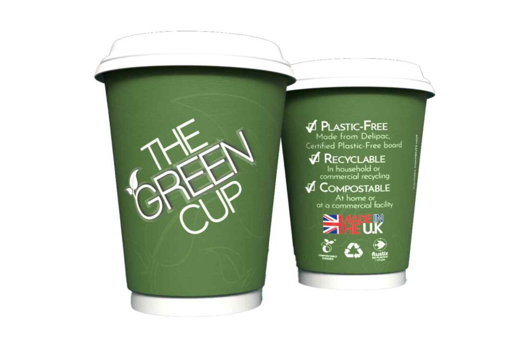 The Eco Coffee Company's Green Cup is plastic free and made in the UK