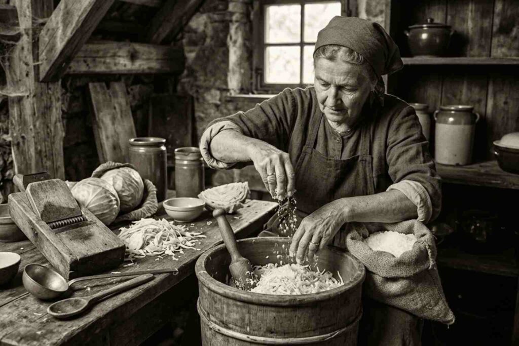 Eco-Friendly Food Storage - Salt has been used for thousands of years to prolong the life of food such as to make Sauerkraut from cabbage