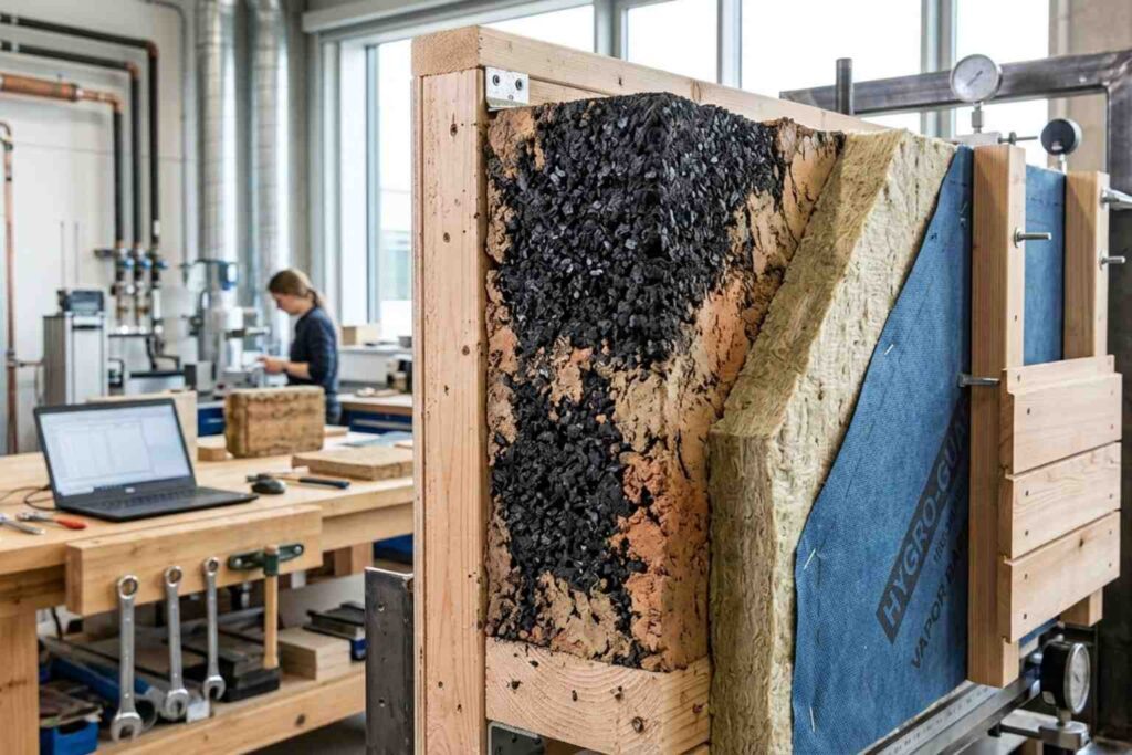 Sustainability Innovations of 2026 - Researchers at Aalto University in Finland have developed a wood clay mixture that can act as a thermal battery for walls