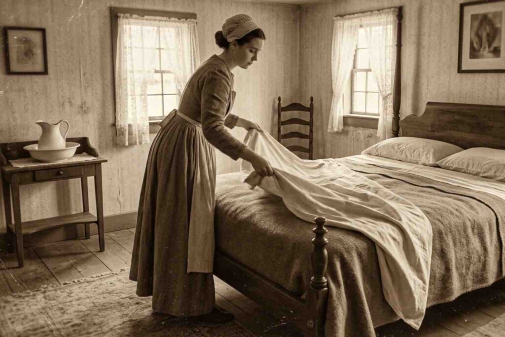 Sustainable Bed Linen - Historically bed linen was made to last years and years, it is only since cheap mass production that it contains plastic and does not last