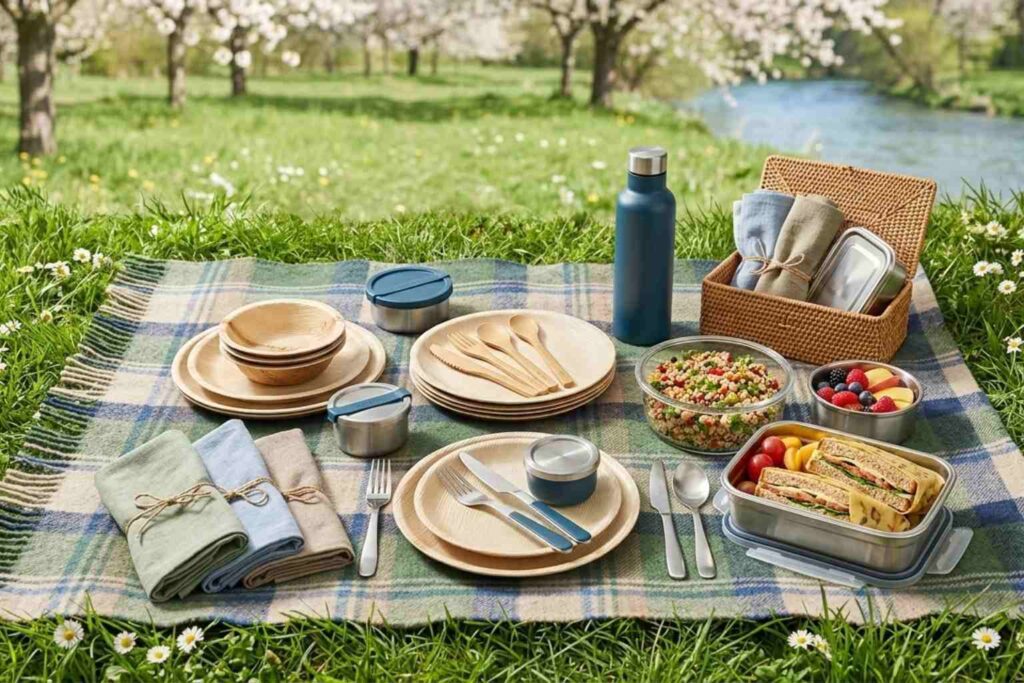 Sustainable Picnics Having a good sustainable picnic setup means 100 fun and 0 waste left behind which is a far better way