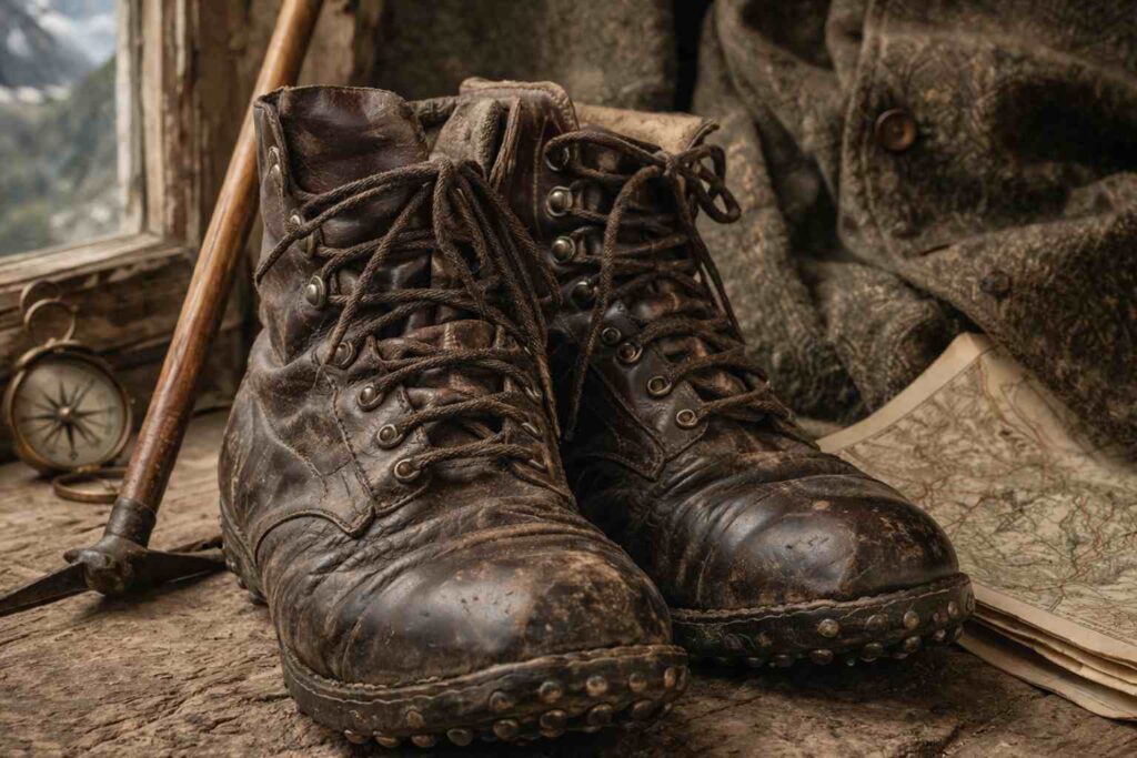 Eco-Friendly Walking Boots - In Victorian times nails were used in the soles of boots to prolong their life and give them a better grip