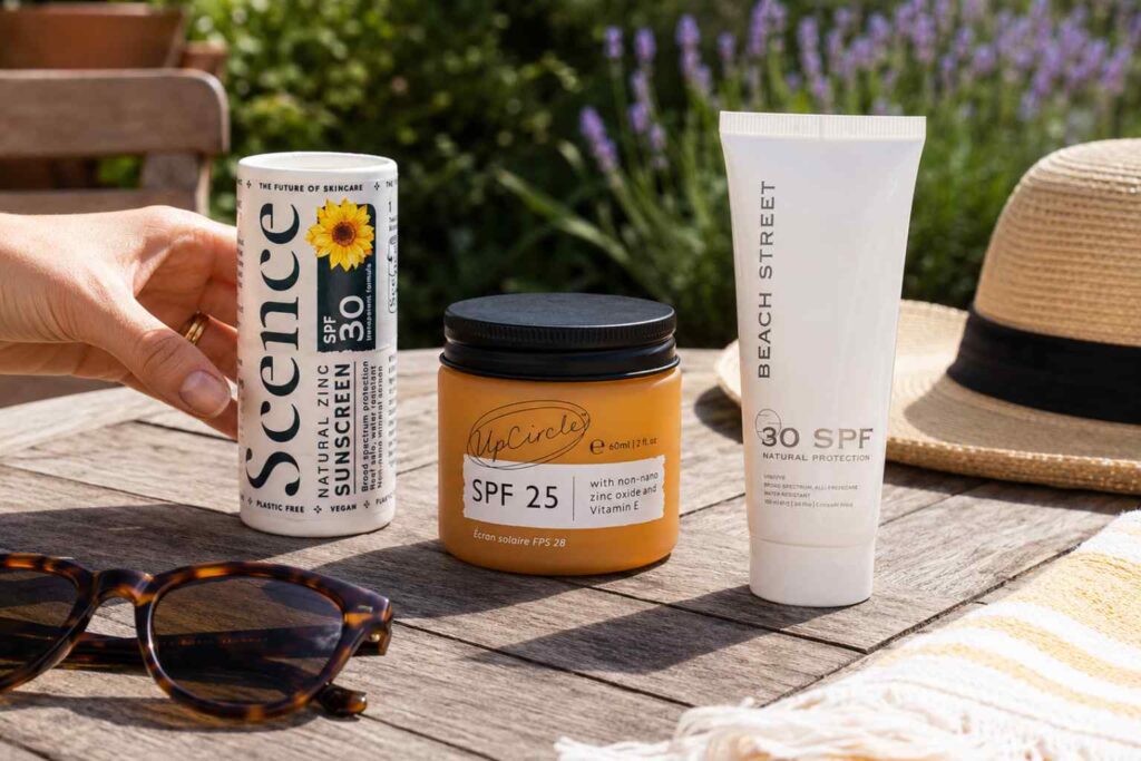 Reef-Friendly Sunscreen - Look for brands that use natural less harmful ingredients that come in more sustainable packaging to take a more sustainable step