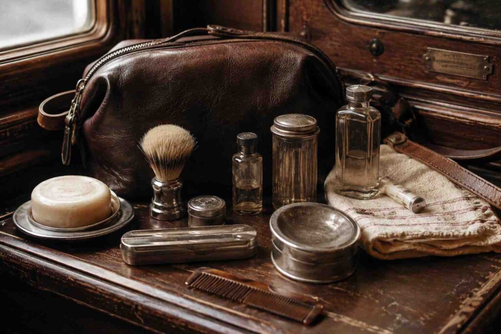Sustainable Travel Toiletries - Travel toiletries used to be arried in refillable bottles and reusable packaging before the disposable age