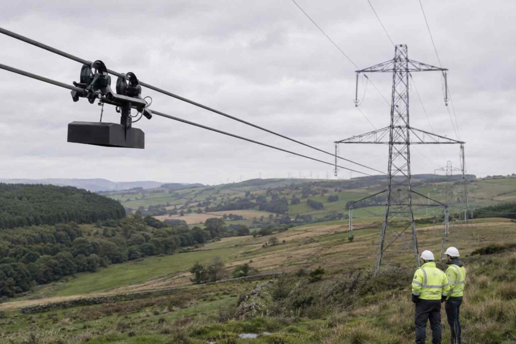 Best Sustainability Innovations of 2026 - Leeds based company AssetCool have designed robots that can coat existing powerlines allowing around 30% increase in capacity