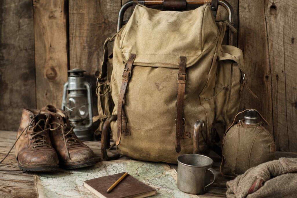 Eco-Friendly Backpacks - Early backpacks were made from strong canvas and leather and waxed for waterproofing and designed to last ages