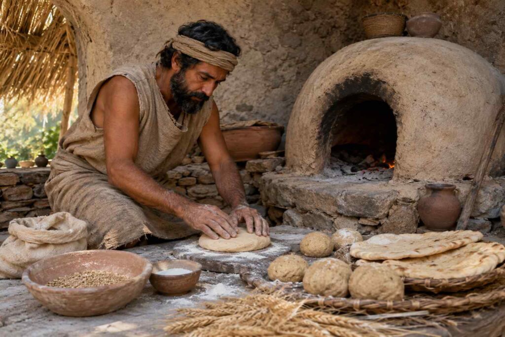 Sustainable Bread - The oldest bread comes from the Israel/Jordan area of the middle east and is dated at over 14,000 years