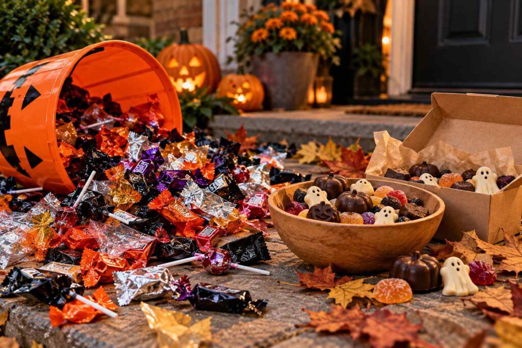 Sustainable Halloween Sweets - Single use plastics are the name of the day for a normal Halloween, but there are more sustainable products out there